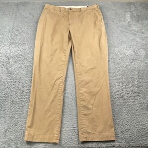 Polo Ralph Lauren Pants Mens 38x34 Fits 35x33 Khaki Stretch Classic Fit Chino